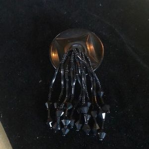 Handmade Beaded Button Cover Pendant